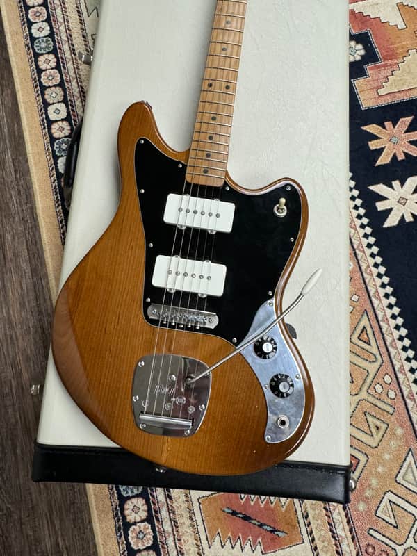 BilT Relevator LS Roasted Cypress Natural Tinted w/Black Pickguard Mastery & Lollar Pickups