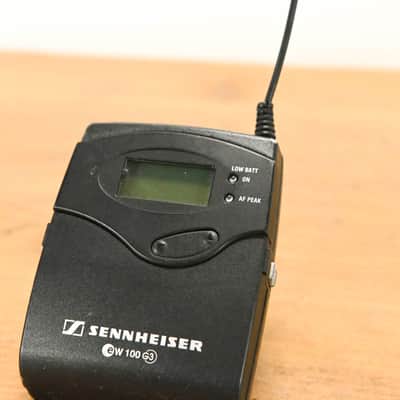 Sennheiser ew 100 G3 Bodypack Wireless System - A Range NO POWER SUPPLY CG01YPJ image 10