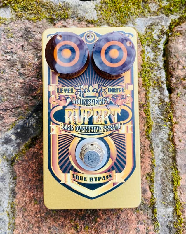 LOUNSBERRY RUPERT BASS OVERDRIVE PREAMP PEDAL W/BOX