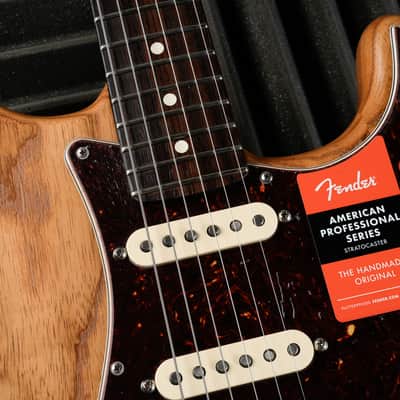 Fender Limited Edition American Professional Stratocaster with Solid Rosewood Neck 2020 - Roasted Ash image 5