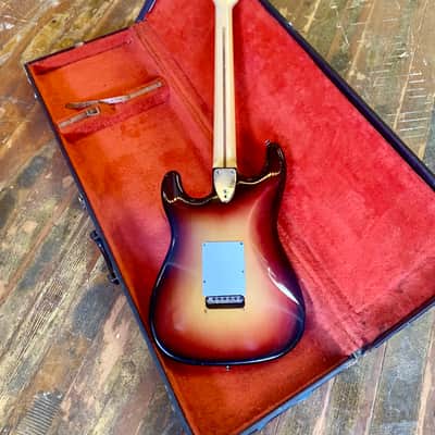 Fernandes Burny Custom strat c 1975 Sunburst original vintage mij japan matsumoku image 11