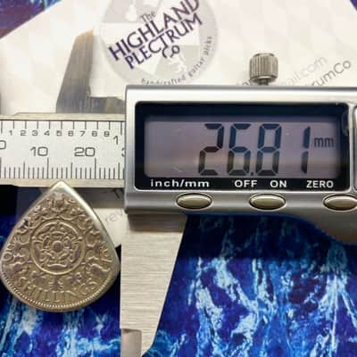 **Special Offer 20% Discount** Two (2) Queen Elizabeth Two Shillings Coin Guitar Picks. image 4