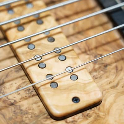 Fodera Imperial 5 Elite Custom Olive Used image 7