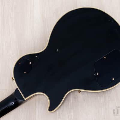 1996 Orville Les Paul Custom Gibson-Licensed '57 Spec Black Beauty w/ Mahogany Top, Japan Fujigen image 14