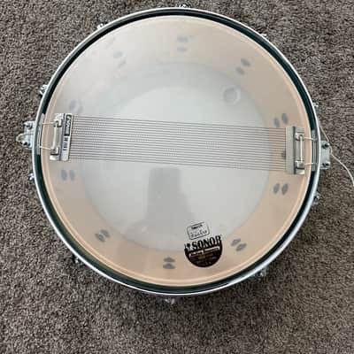 SONOR SQ1 Snare Drum 14 x 6.5 in. Cruiser Blue - Birch Shell image 4