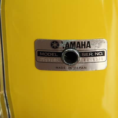 RARE Yamaha 10" Recording Custom 9000 - mellow yellow 10"x10 tom image 2