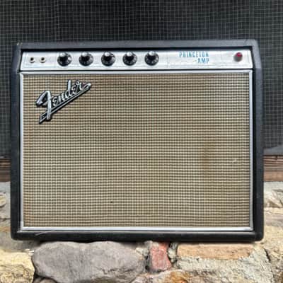 Fender Princeton "Drip Edge" 12-Watt 1x10" Guitar Combo 1968 - 1969 - Silverface image 1