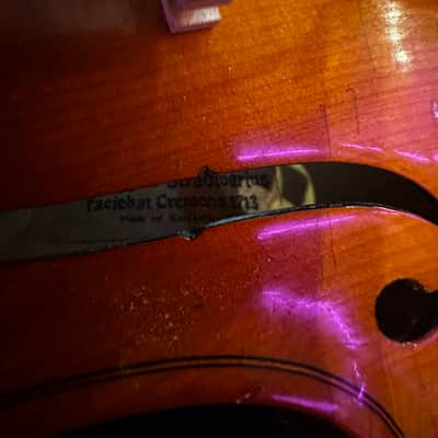 Copy Of Antonius Stradivarius 15.5" Viola 'Faciebat Cremona 1713' Made in Romania 1992 image 21