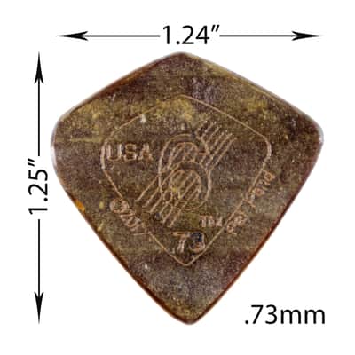 Handmade Guitar Picks SixStringers Wild Plectrum IROC .73mm (3 picks) Free Shipping image 4