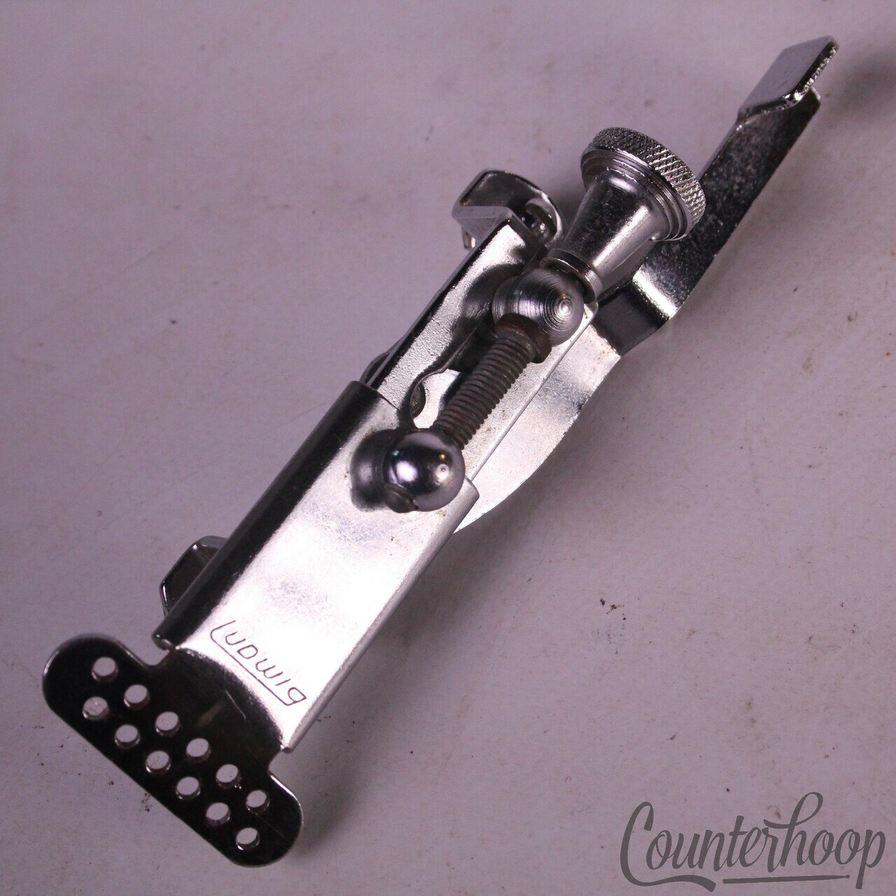 Ludwig P83 Block Logo Snare Drum Throw-Off Strainer Chrome USA Vintage 60s-70s* — main photograph