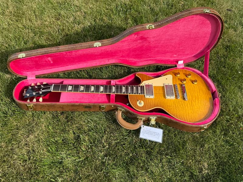 2021 Gibson Custom Shop 1959 Les Paul Standard Reissue R9 - Lemon Burst image 1
