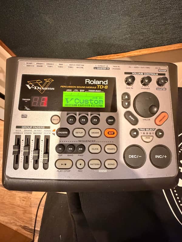 Roland TD-8 Drum Sound Module 1999 - 2005 - Silver image 1