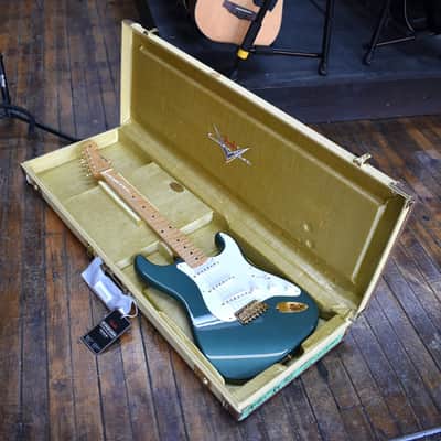 Fender Custom Shop Limited Run 1959 Stratocaster NOS Electric Guitar Sherwood Green Metallic w/Tweed Case image 9
