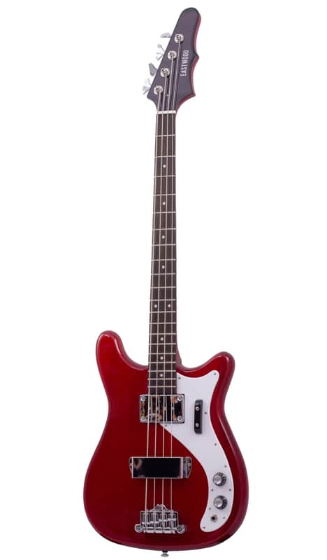 Eastwood Newport Solid Mahogany Body One Piece Set Mahogany Neck 4-String Electric Bass Guitar image 1