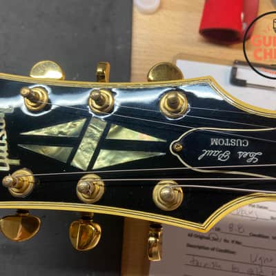 1992 Gibson Pre-Historic ’57 Les Paul Custom 3-Pickup Custom Shop Black Beauty w/ Chainsaw Case image 18