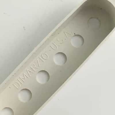 Vintage DiMarzio USA Fender Stratocaster Pickup Cover Strat Guitar Natural Relic image 3