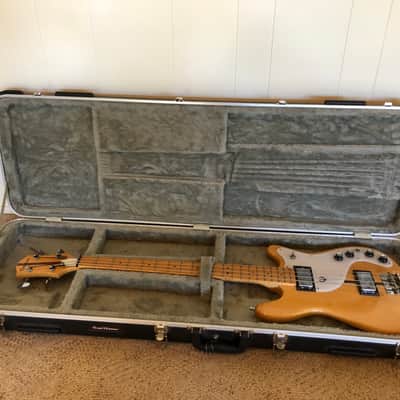 1970 Epiphone ET-288N Neck-thru MIJ Bass with Hardshell Case EXC+ Condition image 2