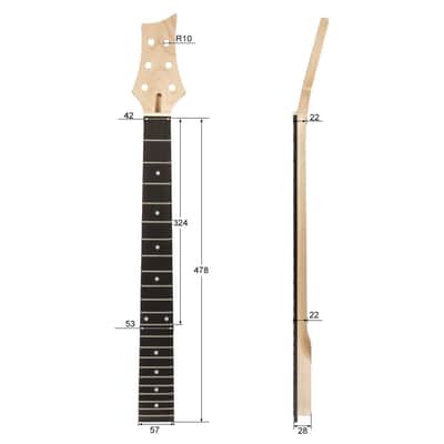 Electric Guitar Neck 22-Fret Bolt-On image 12