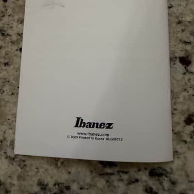 Ibanez Instruction manual 2009 iceman PGM Jem RG George Benson Howard Roberts image 6