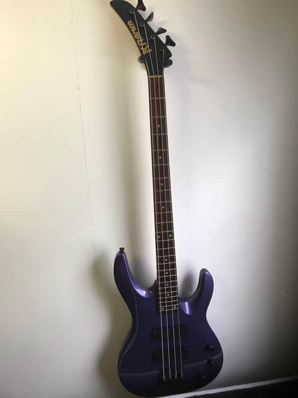 Kramer Striker PURPLE Bass Reverse Headstock MIK | Reverb