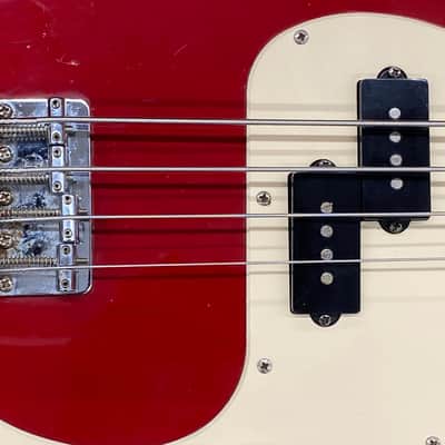 Squier by Fender 50th Anniversary P-Bass 1996 - Torino Red image 6