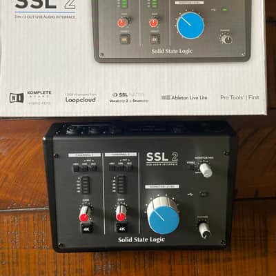 Solid State Logic SSL 2 USB Audio Interface 2020 - Present - Black image 4