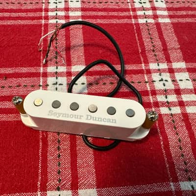 Seymour Duncan STK-S9b Hot Stack Plus Strat Bridge Pickup 2010s - White image 1