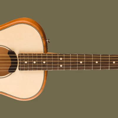 Fender Highway Series Parlour All Solid Acoustic Electro Guitar Incl Deluxe Gig Bag image 4
