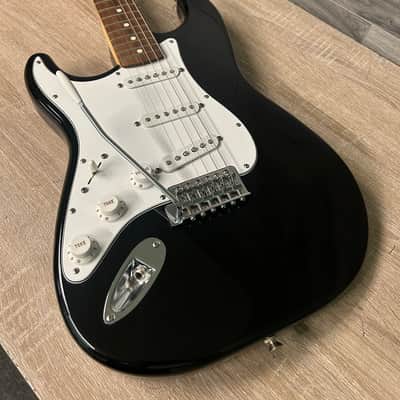 Fender Standard Stratocaster Left-Handed Electric Guitar Black 1998-1999 #2848 image 5
