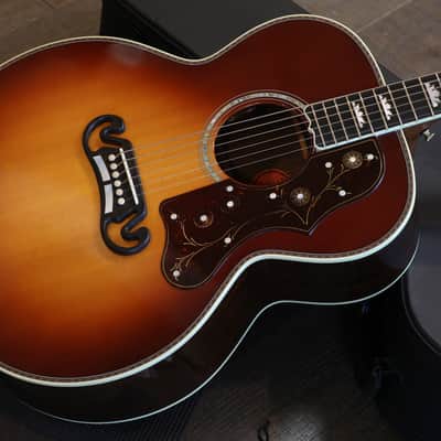 Minty! 2023 Gibson Custom Shop SJ-200 Deluxe Acoustic Guitar Rosewood Burst + OHSC image 2
