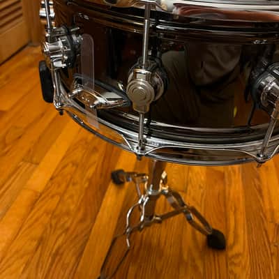 DW Design Series 6.5x14" Black Nickel Over Brass Snare Drum 2017 - Present - Black Nickel Over Brass image 5
