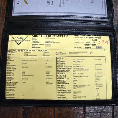 Fender Custom Shop 1960 Precision Bass Relic Super Faded Aged Olympic White w/Tweed Case image 11