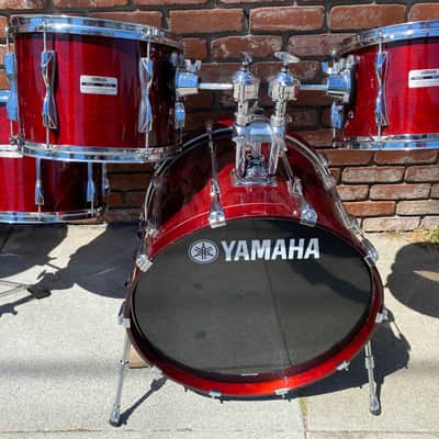 Holy Grail Drum Set! Yamaha Recording Custom 1970s - 1980s - World’s Most Recorded Drums ! Natural Wood Cherry Wood Walnut image 7