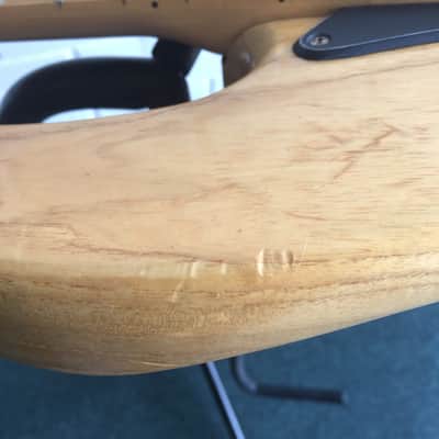 Warmoth J Bass Guitar With 1997 Carvin Active Pickup System & Levy's Gigbag image 16