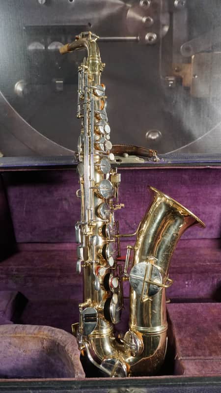 Vintage York Alto Saxophone w/ Case – Project Horn – Needs Repair image 1