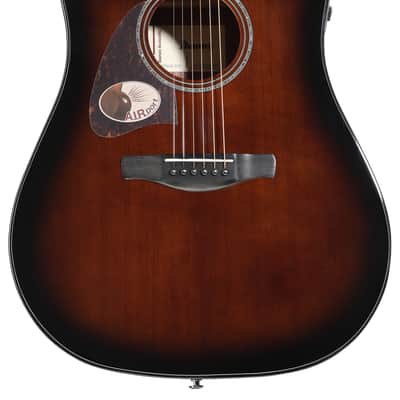 Ibanez AAD51CE Left-handed Acoustic-electric Guitar - Dark Violin Sunburst image 3