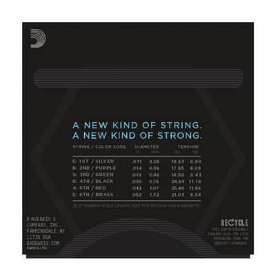 D'Addario NYXL 11-52 Carbon Steel Alloy - Electric Guitar Strings image 3