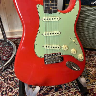 Fender Limited Edition Custom Shop 1963 Stratocaster Journeyman Relic RW 2025 - Aged Fiësta Red image 2
