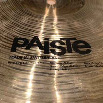 Paiste 14" Signature Dark Crisp Hi-Hat Cymbals (Pair) 1989 - Present - Traditional image 10