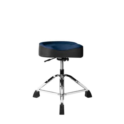 Gator Air Glide Drum Throne Saddle Seat, Blue image 7
