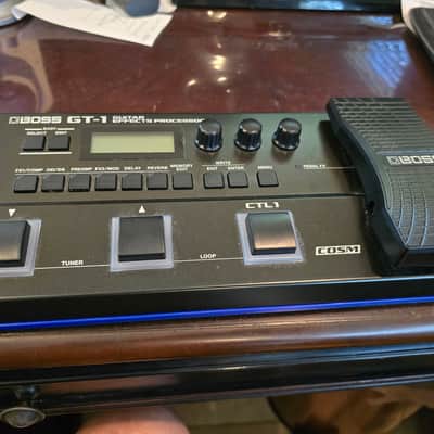 Boss GT-1 Guitar Effects Processor 2016 - Present - Black image 1