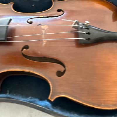 Stradivarius 4/4 violin made in France mid 20th century image 3