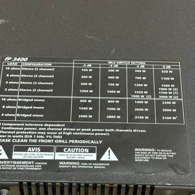 LAB GRUPPEN FP3400 2-Channel Professional Power Amplifier #3400 (LOT OF 4) THS image 19