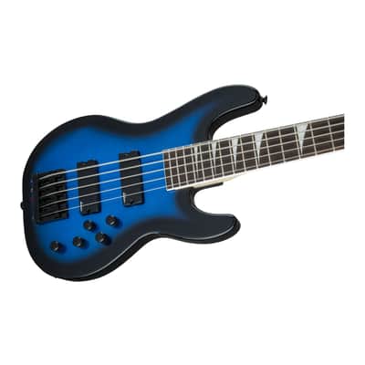 Jackson JS Series Concert Bass JS3V 5-String Electric Guitar (Metallic Blue) image 7
