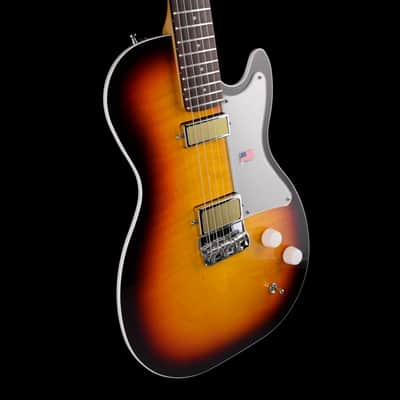 Harmony Factory Special Jupiter Thinline Flame Maple 3 Tone Sunburst With Mono Case - 1 OF 24 image 6