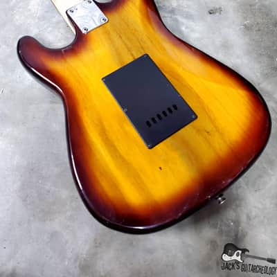 Cort / Memphis / Samick Lawsuit Era MIK S-Style Electric Guitar (1970s, Honeyburst) image 17