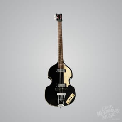 Hofner Ignition PRO Violin Bass, Trans Black, Teacup knobs image 5