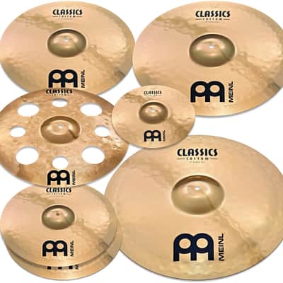 Meinl Cymbals CC4680-DB Classics Custom Pack Double Bonus Box Set with Two FREE Cymbals (VIDEO) image 1