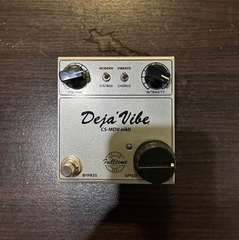 Fulltone CS-MDV MkII Custom Shop Mini Deja Vibe MkII 2010s - Silver image 1