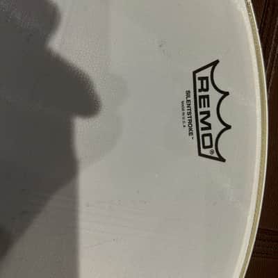 Remo Silentstroke Bass Drum Head 20" 2010s - White image 3